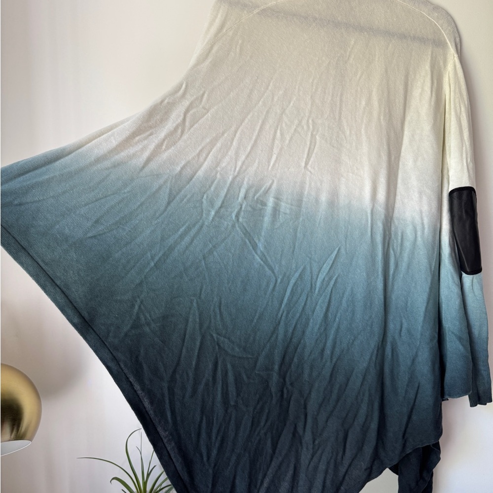 Nicholas K Free People Poncho Cardigan size S tie diy ombré - Picture 7 of 10